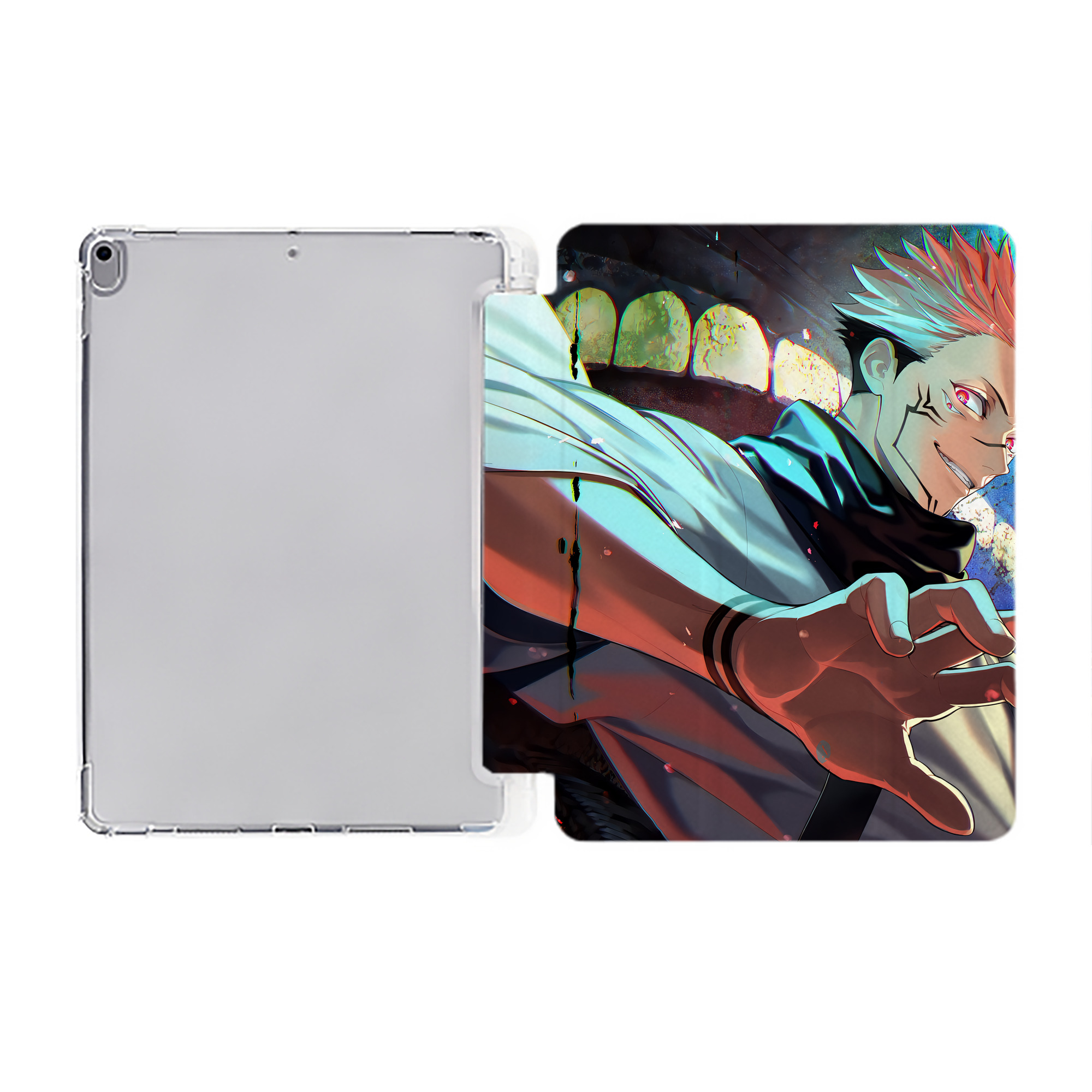 （画像用） SPY×FAMILY间谍家家酒 IPad ケース ペン収納付き 三つ折りスタンド PUレザー×シリコン 対応機種9.5/10.5/10.9インチ